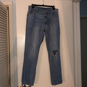 Gap Ripped Blue Jeans